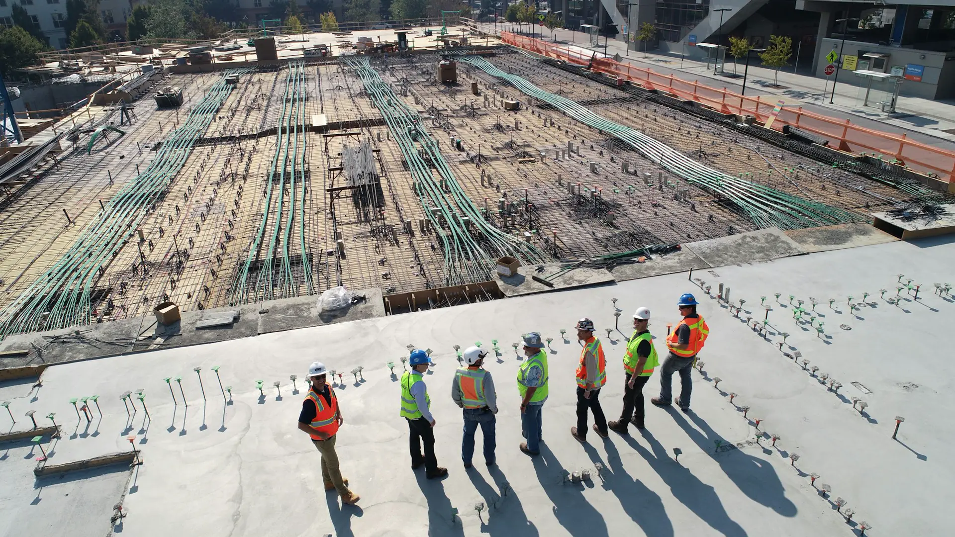 Illustrative photograph of a building frame under construction. Not a ULOT Construction site.