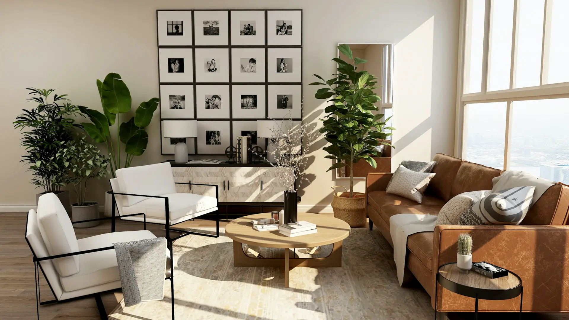 Illustrative photograph of a living room. Not a ULOT Smart Homes installation.